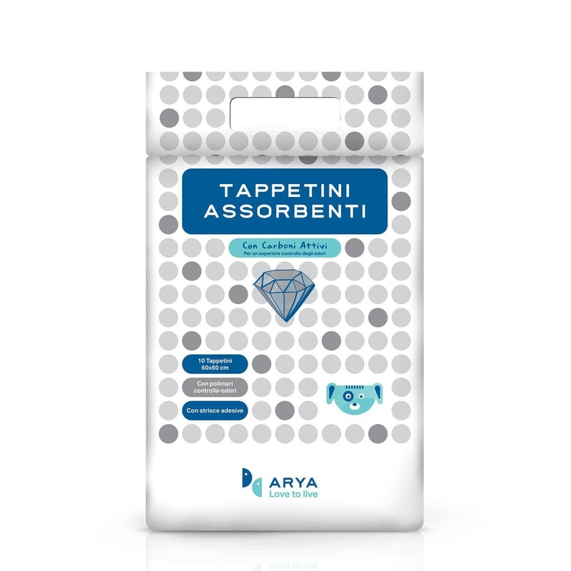 ARYA Puppy Pads with Activated Carbon – 60×60 cm / 10-pack
