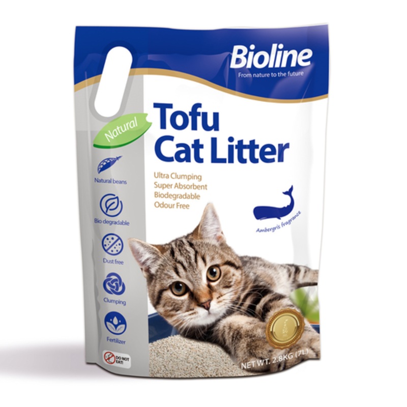 Bioline Tofu Cat Litter 7L – Ambergris Fragrance