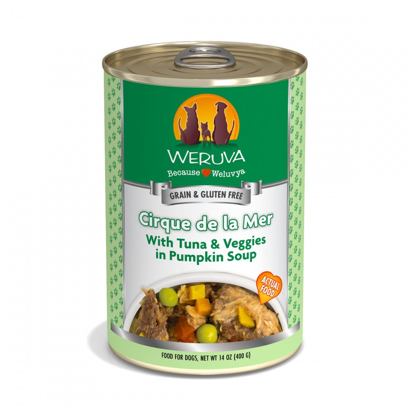 Cirque de la Mer with Tuna and Veggies in Pumpkin Soup Canned Grain-Free Dog Food 5.5 oz, case of 24