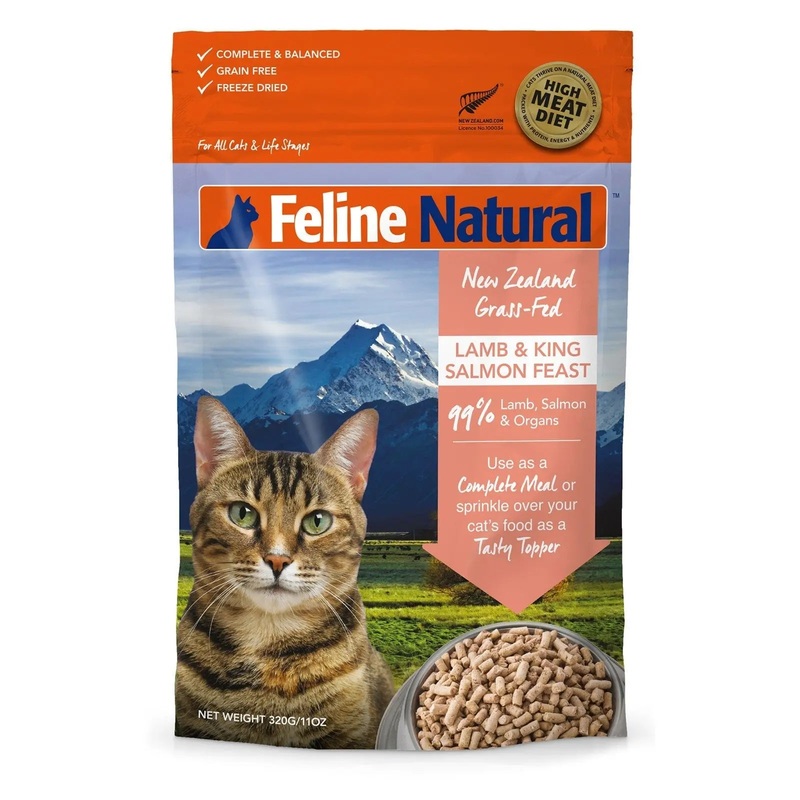 Feline Natural Cat Food Lamb & King Salmon 320g