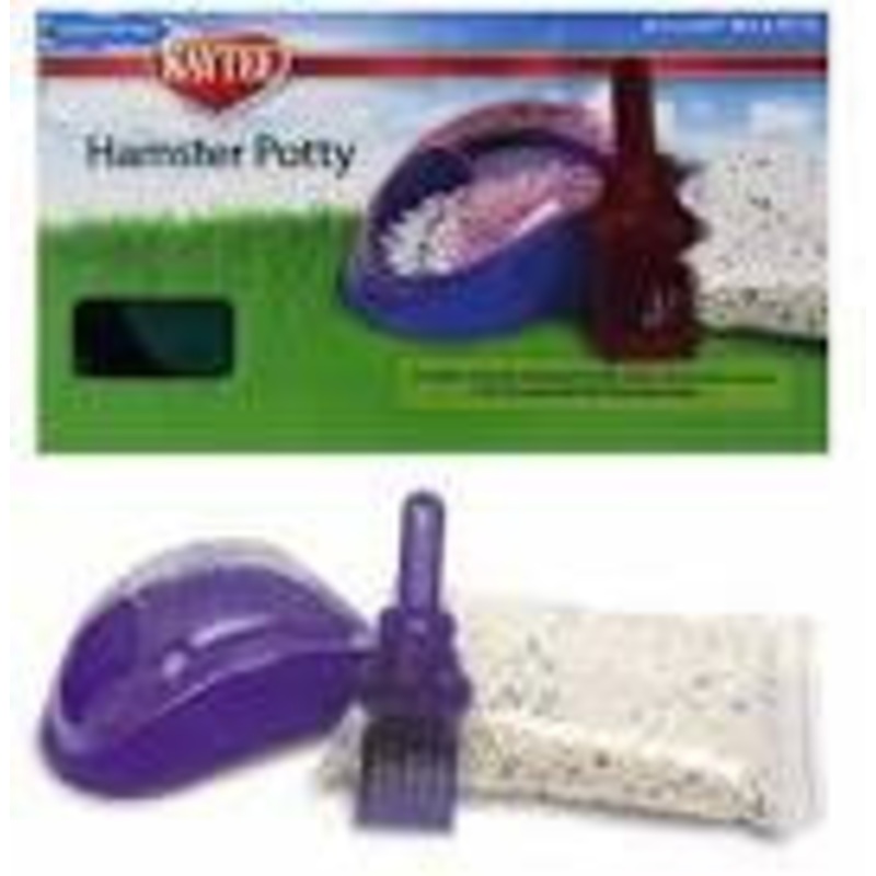 HAMSTER POTTY WITH LITTER