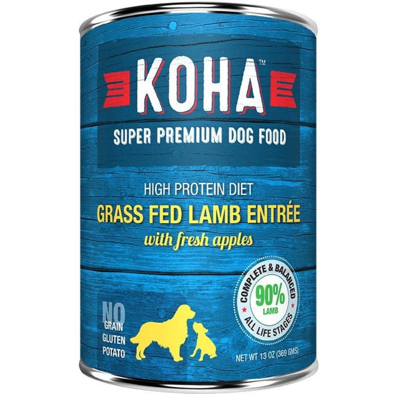 Koha – Limited Ingredient Grass Fed Lamb – Canned Dog Food – 12.7 oz., Case of 12