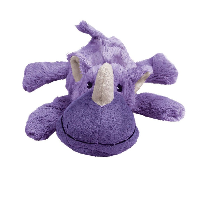 Kong Cozie Rosie Rhino Plush Dog Toy Medium – 9 inch