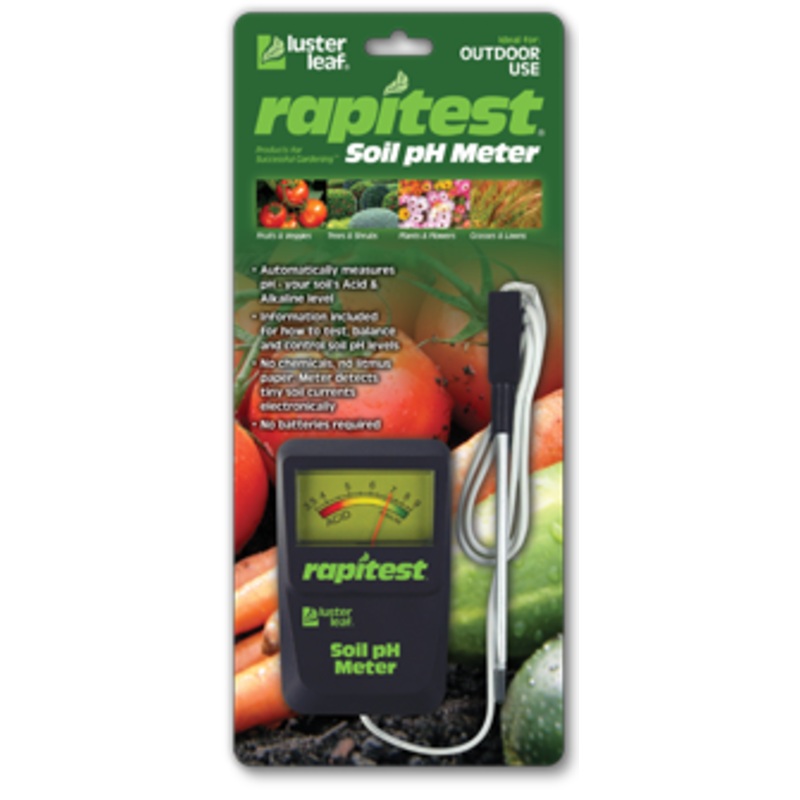 Luster Leaf Rapitest Soil Ph Meter Tester