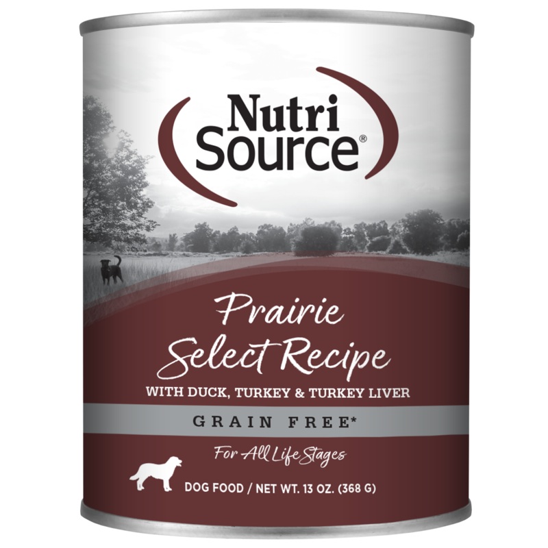 NutriSource Prairie Select Healthy Grain Free Wet Dog Food 13 Oz Select