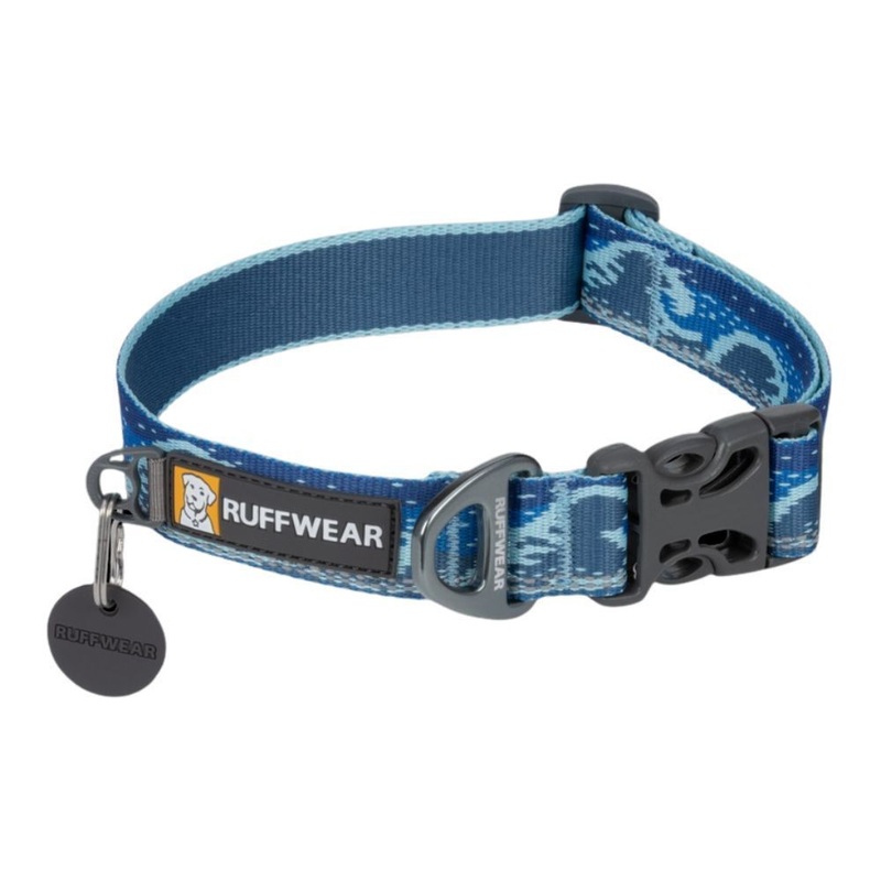 RuffWear Crag Reflective Dog Collar 11-14″ Midnight Wave
