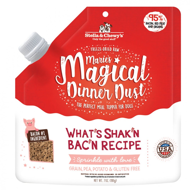 Stella & Chewy’s Marie’s Magical Dinner Dust What’s Shak’n Bak’n Dog Food Topper