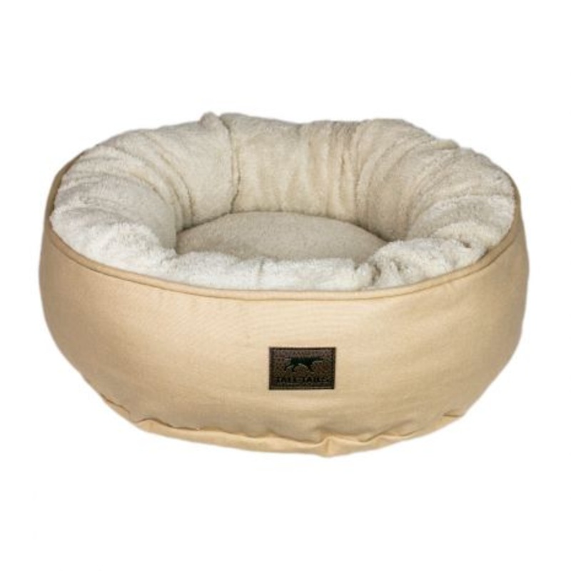 Tall Tails Dream Chaser Khaki Donut Bed 18″ x 18″