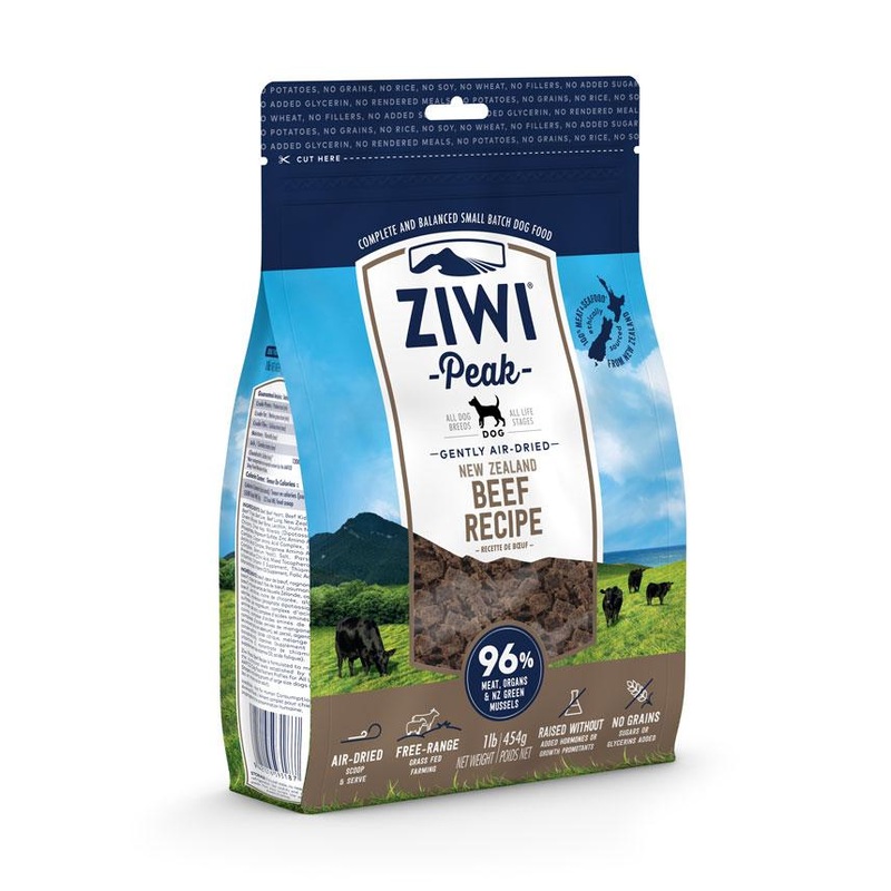 ZIWI Peak Air Dried Beef Dog Food 454g