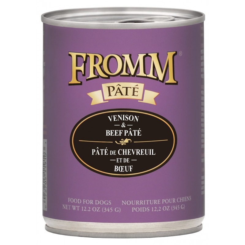 Fromm Canned Venison & Beef Pte Dog Food 12/12.2oz Case of Cans