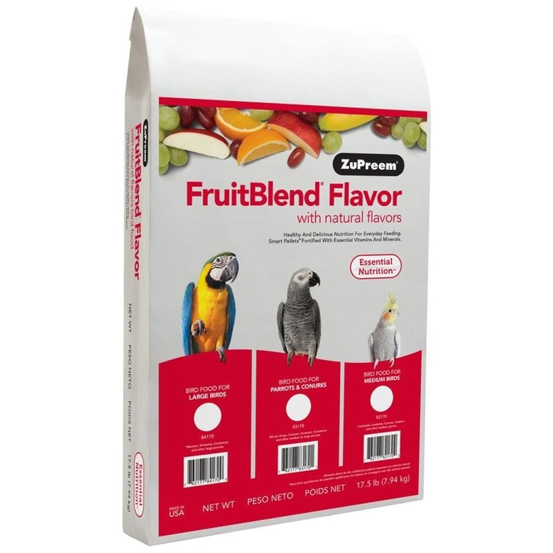 FRUITBLEND WITH NATURAL FRUIT FLAVORS MD/LG PARROT 3.5 LB