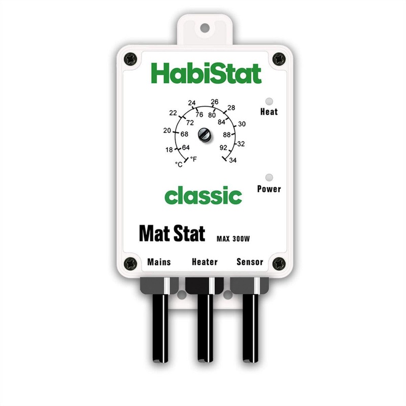 HabiStat Mat Stat Reptile Thermostat Black