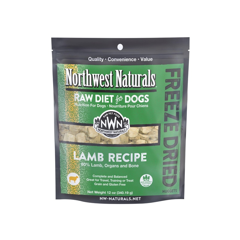 Northwest Naturals Lamb Nuggets Freeze-Dried Dog Food 25 oz