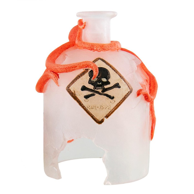 Ornament Octopus on Broken Poison Bottle