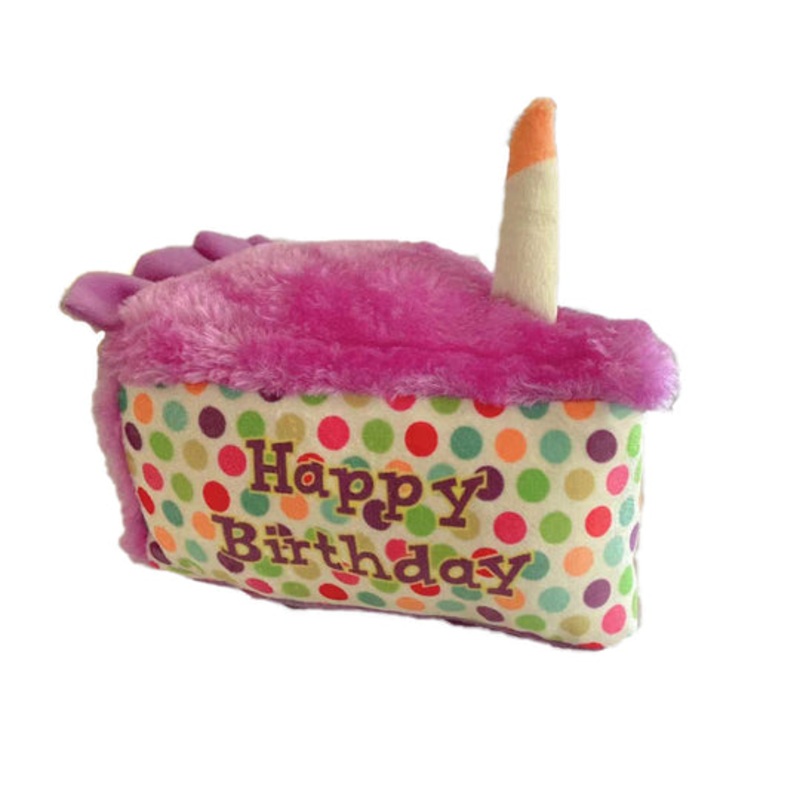 PetLou Birthday Cake Dog Toy 6″