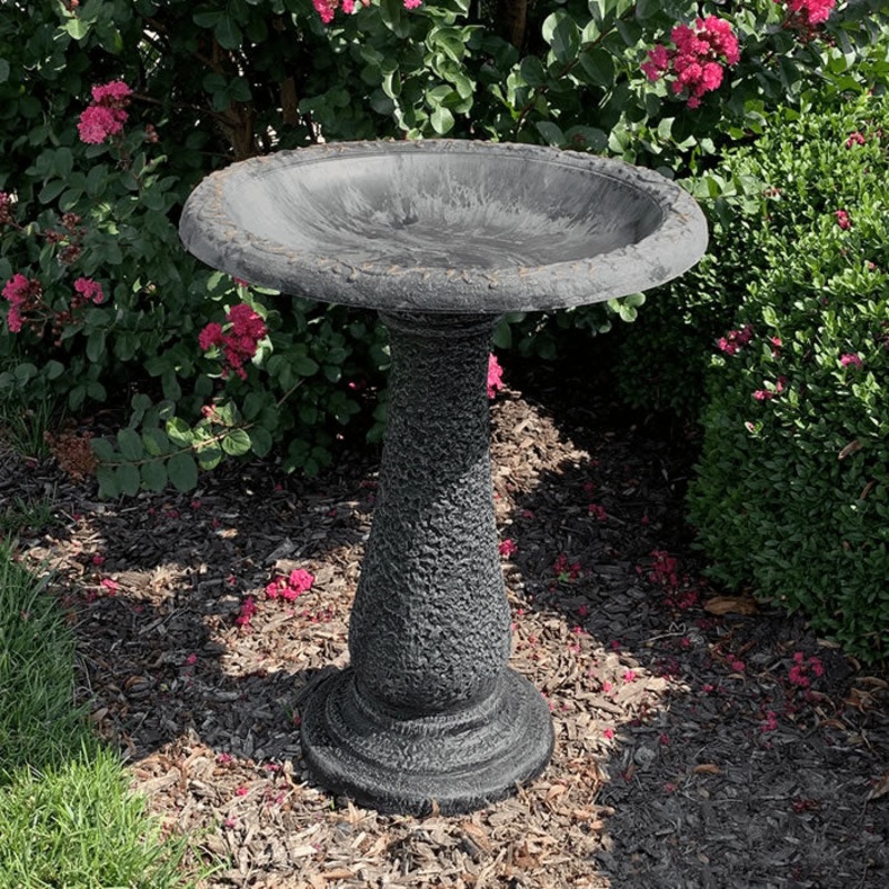 Sand Fiber Clay Bird Bath