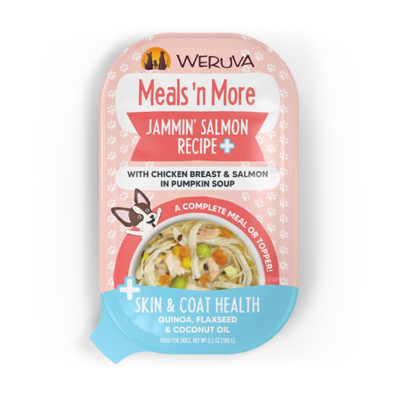 Weruva Meals ‘n More  Jammin’ Salmon Recipe Plus 3.5 oz, single