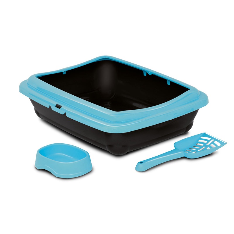 Birba Litter Box Starter Kit (Light Blue) | Bergamo