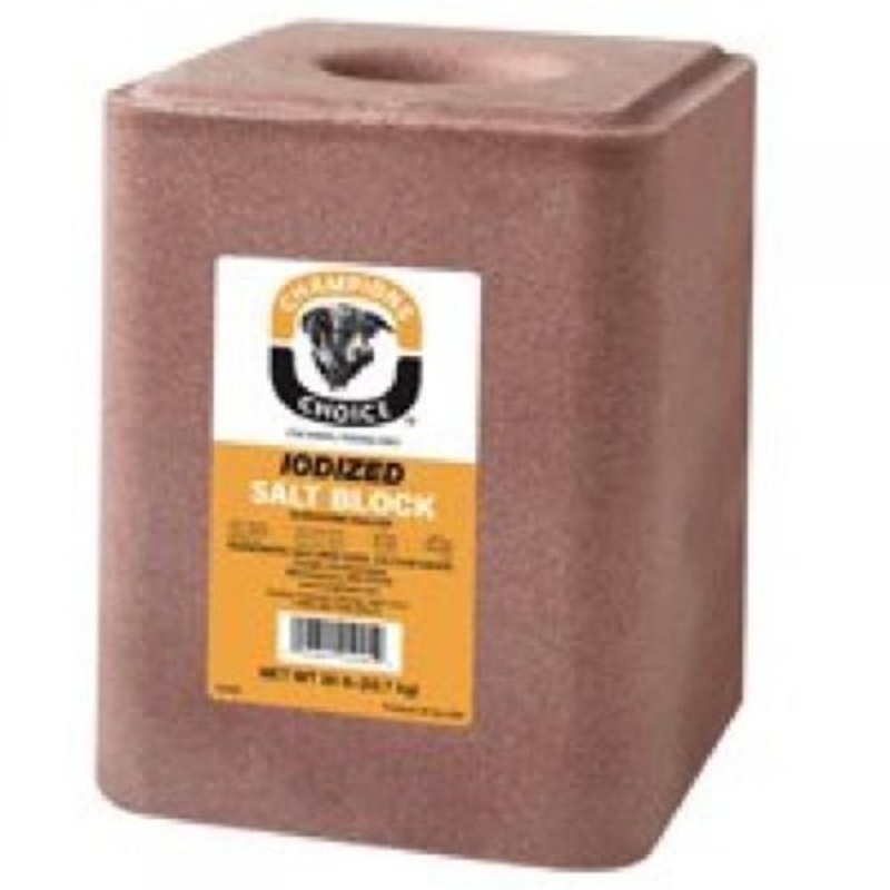 Cargill Champions Choice Iodized Salt 50 lb block