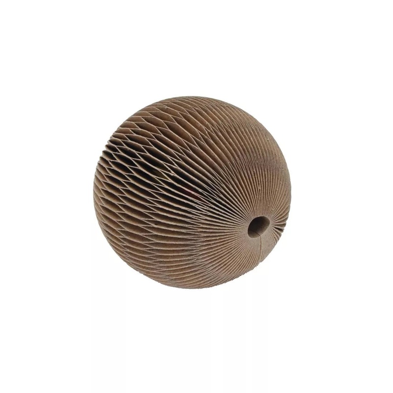 Coastal Bergan Turbo Corrigated Cat Toy 3in Ball