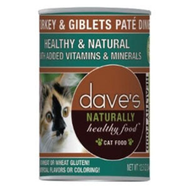 Dave’s Pet Food Turkey and Giblets Food 12.5 oz.