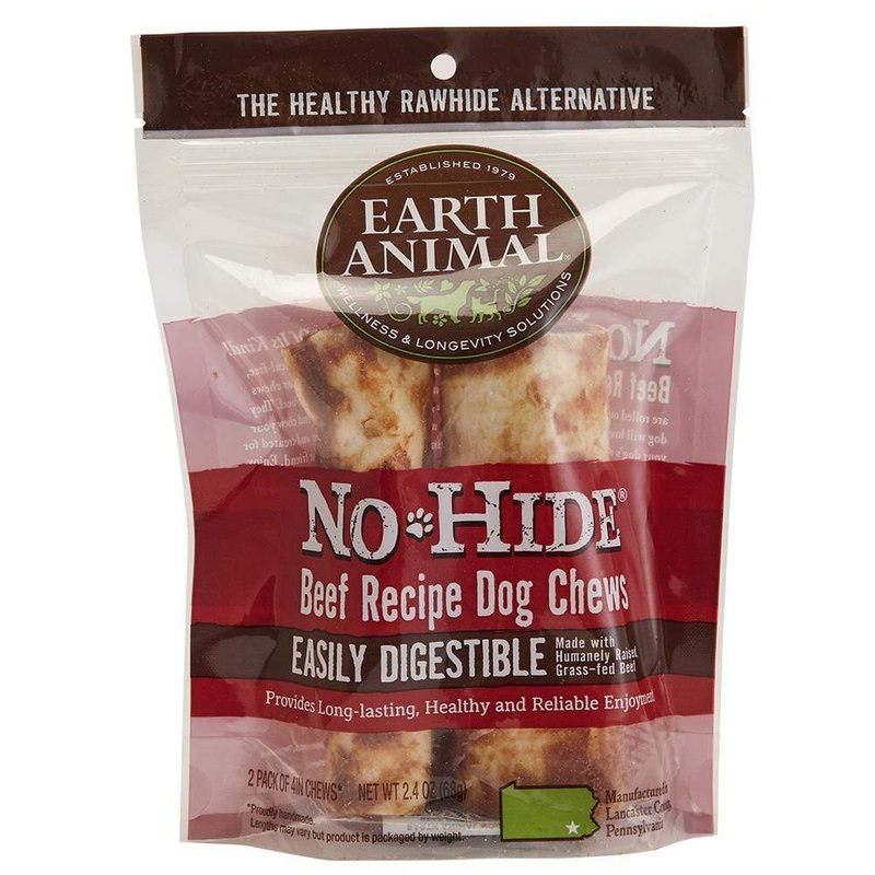 Earth Animal Beef No-Hide Wholesome Chews, Pack Of Two Chews 7 Inch Chew; Pack of Two