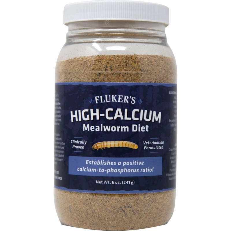 Flukers High Calcium Mealworm Diet 6 oz
