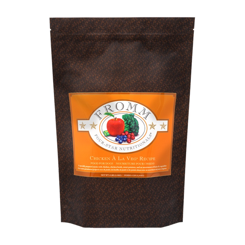 Fromm Four Star Chicken A La Veg Dry Dog Food 4lb