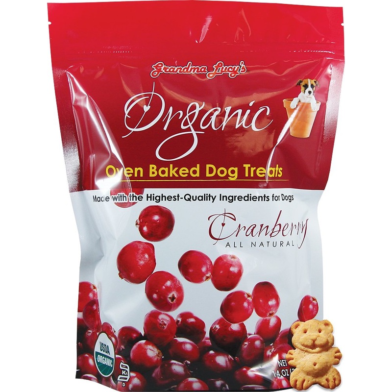 Grandma Lucy’s Organic Cranberry Oven Baked Dog Treats, 14oz.