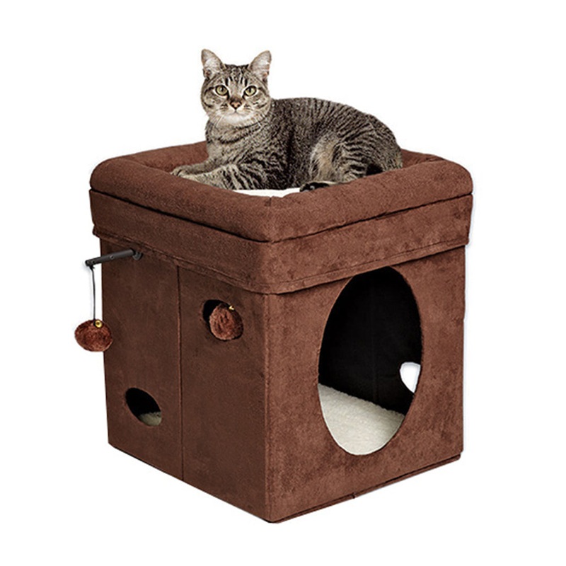 Mid West Curious Cat Cube 16 Inch
