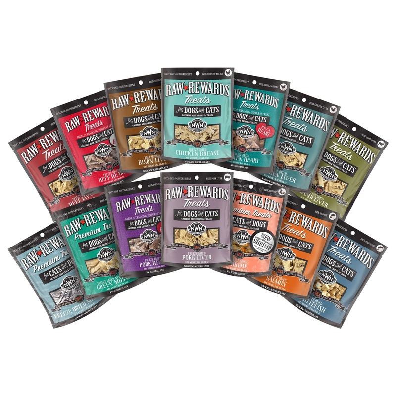 Northwest Naturals Raw Rewards Freeze-Dried Treats for Dogs and Cats Beef Heart- 3 oz