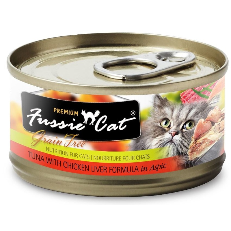 Premium Tuna with Chicken Liver in Aspic Grain-Free Canned Cat Food 2.82-oz, case of 24