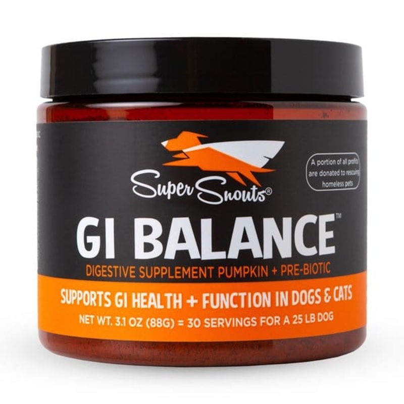 Super Snouts GI Balance Powder Supplement for Dogs and Cats 3.1 oz
