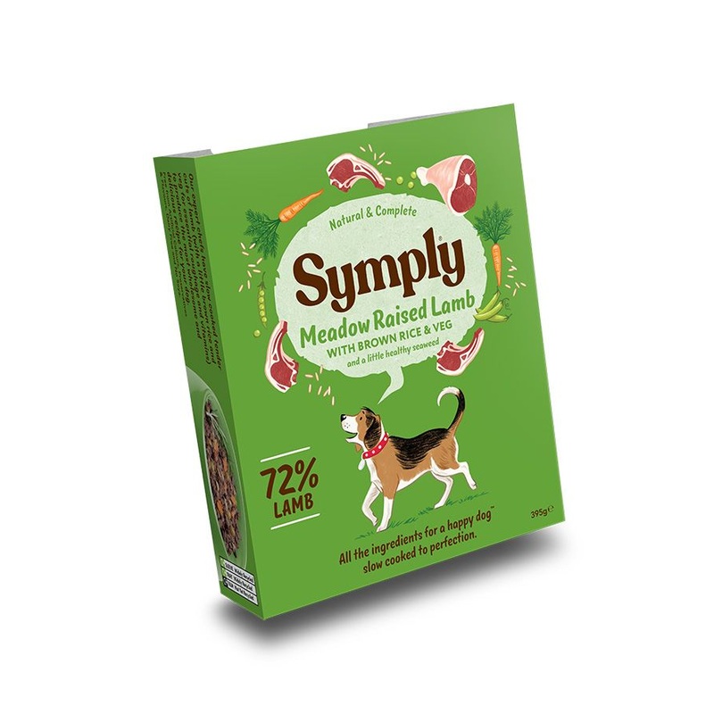 Symply Meadow Raised Lamb Adult Wet Dog Food 395g – 395g