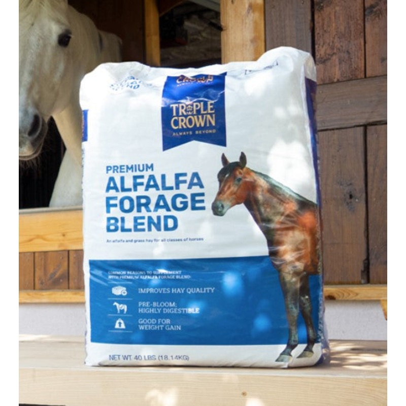TRIPLE CROWN PREMIUM ALFALFA FORAGE BLEND 40 lbs