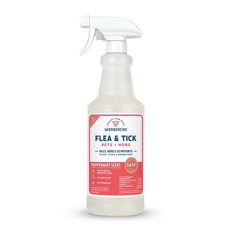 Wondercide Peppermint Flea & Tick Spray for Pets + Home 16 oz