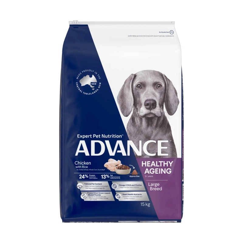 Advance Dog Food Mature Large Breed Chicken with Rice 15kg
