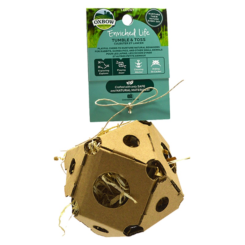 Enriched Life Tumble ‘N Toss Cardboard Shreddable Small Animal Enrichment Chew Toy One Size