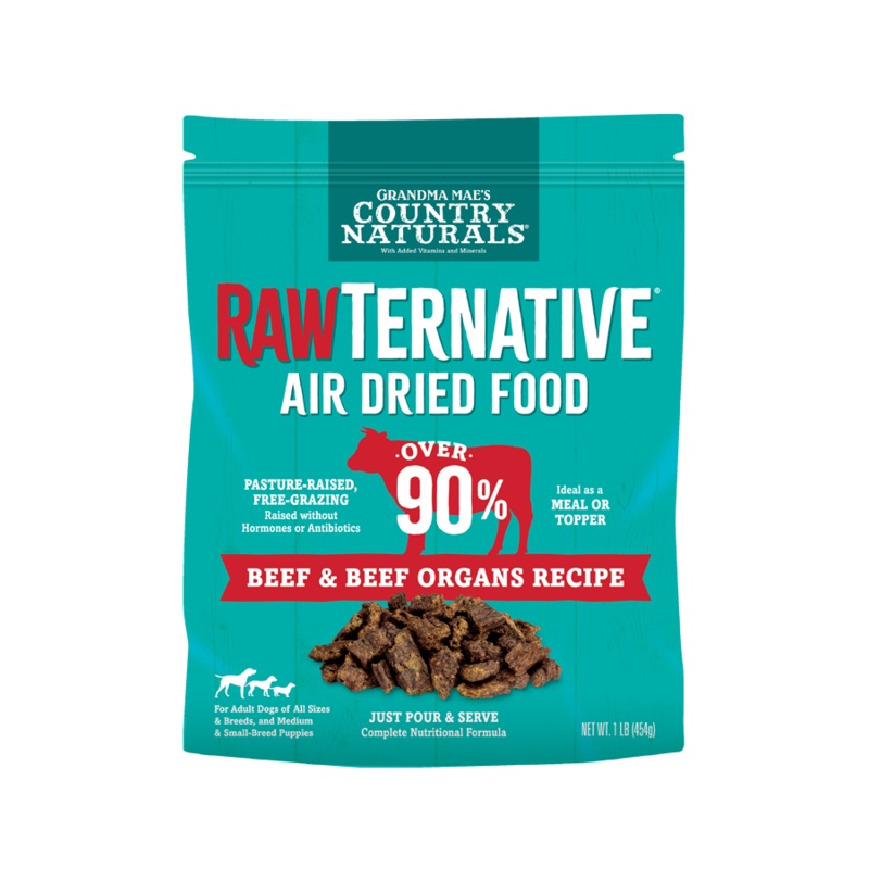 Grandma Mae’s Rawternative  Air Dried Dog Food 1lb