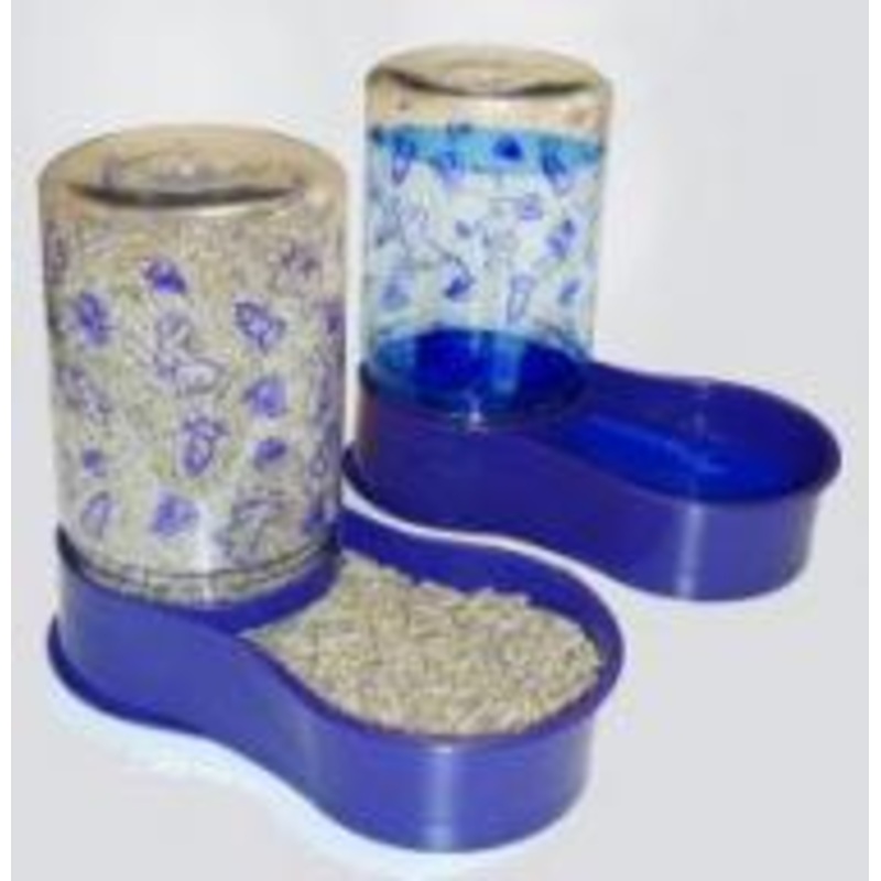 Lixit Animal Care Reversible Base Feeder & Fountain