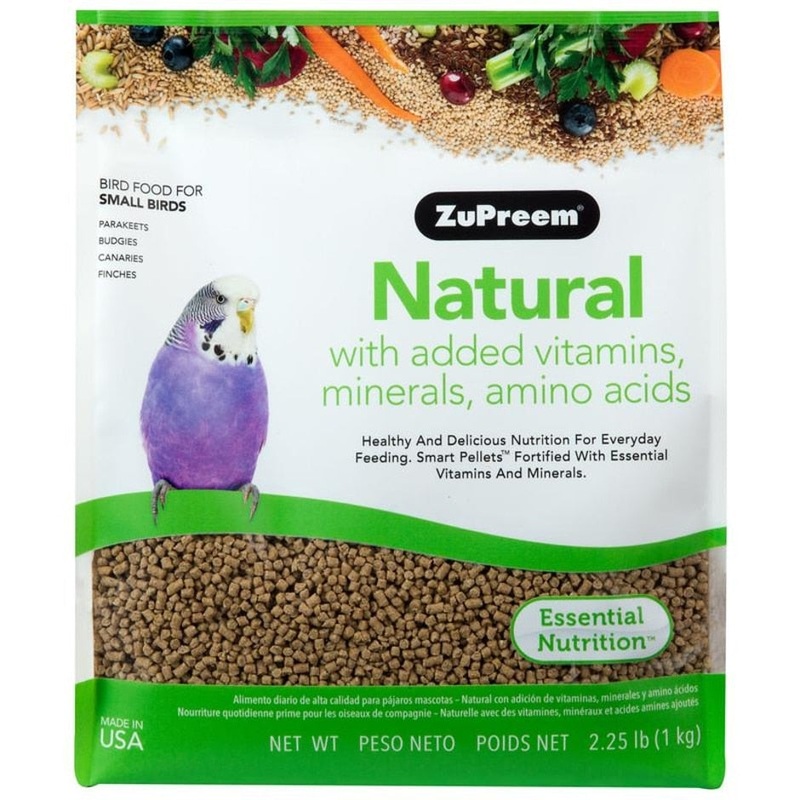 NATURAL WITH ADDED VITAMINS & MINERALS SM PARROT 2.25 LB