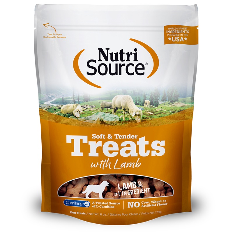 NutriSource Dog Treat Soft Tender Lamb 14oz