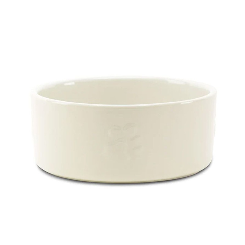 Scruffs Icon Food Dog Bowl  – Cream 19cm