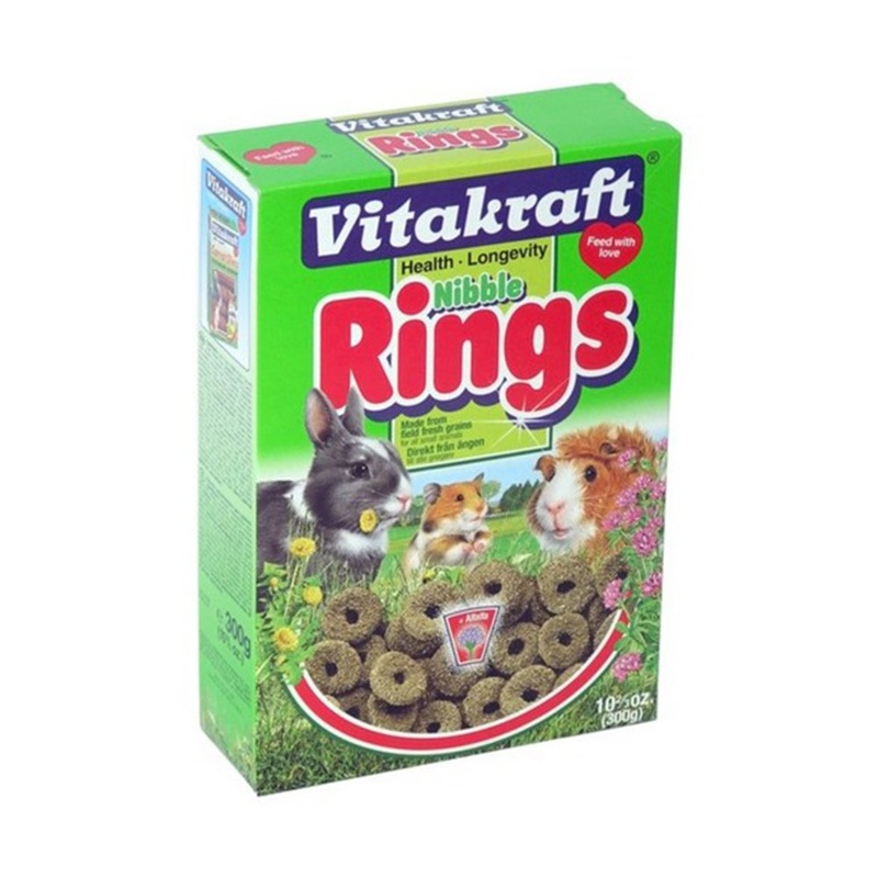 Vitakraft Nibble Rings Small Animal Treats 11 oz