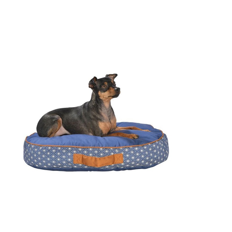Asanoha Cushion – Blue / Medium