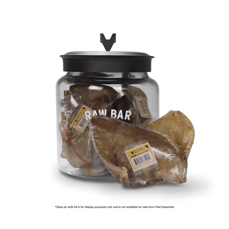 Vital Essentials Raw Bar Freeze Dried Raw Pig Ears Dog Snacks Single Count