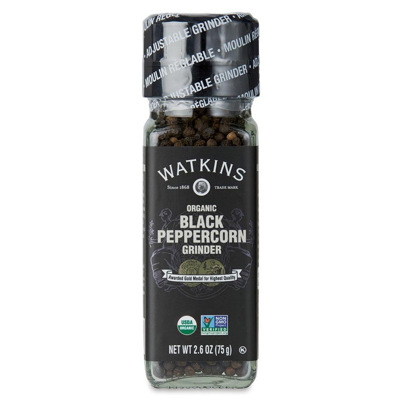 Watkins Organic Black Peppercorn Grinder 75g