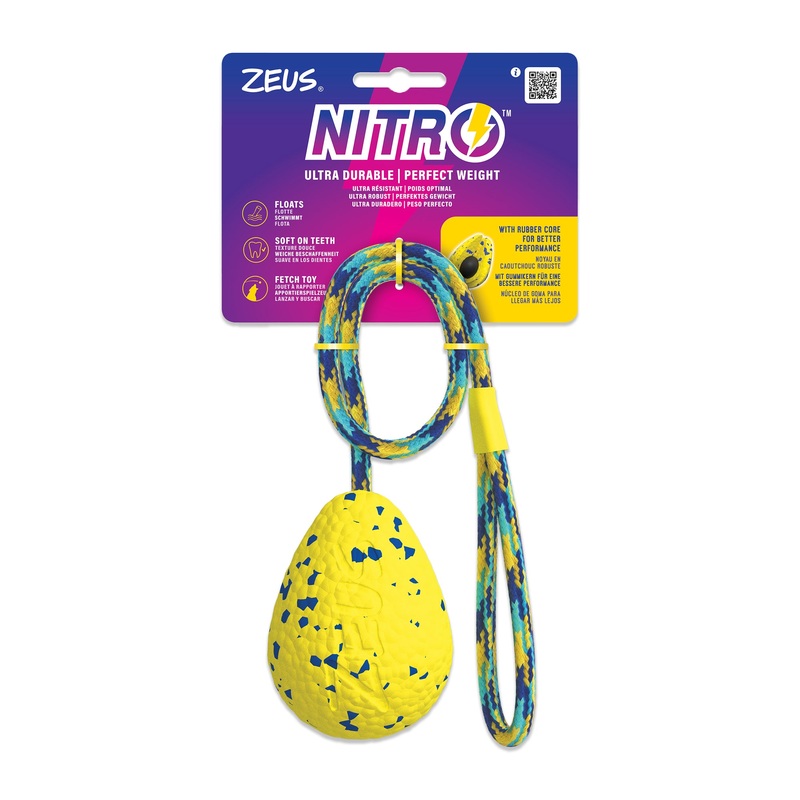 Zeus Nitro Weighted Slinger with Rope – 9.2 cm (3.6 in)