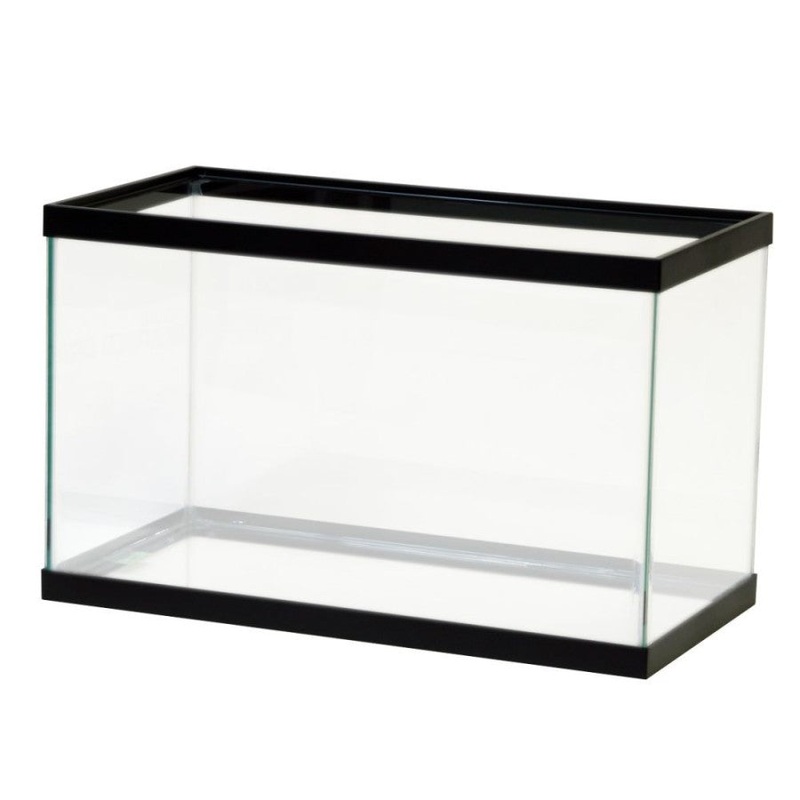 Aqueon 10 gallon aquarium black 20x10x12