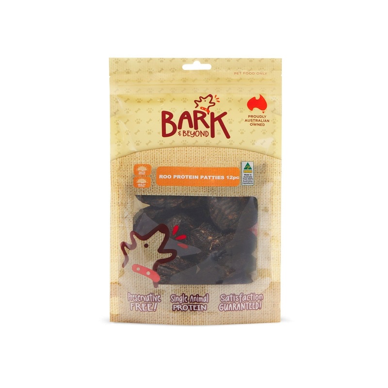 Bark & Beyond Roo Protein Patties 50pk